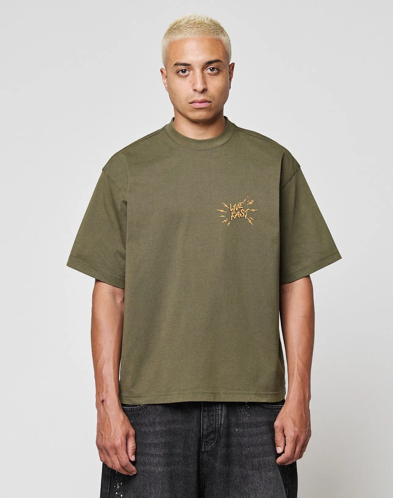 LFDY Against us Tee sold by Live Fast Die Young product image thumbnail 2