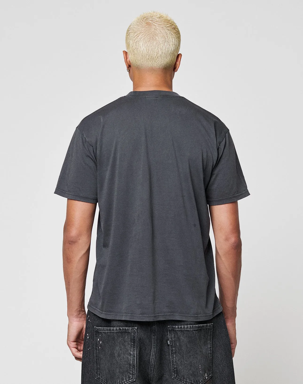 LFDY Fire Chest Tee sold by Live Fast Die Young product image thumbnail 4