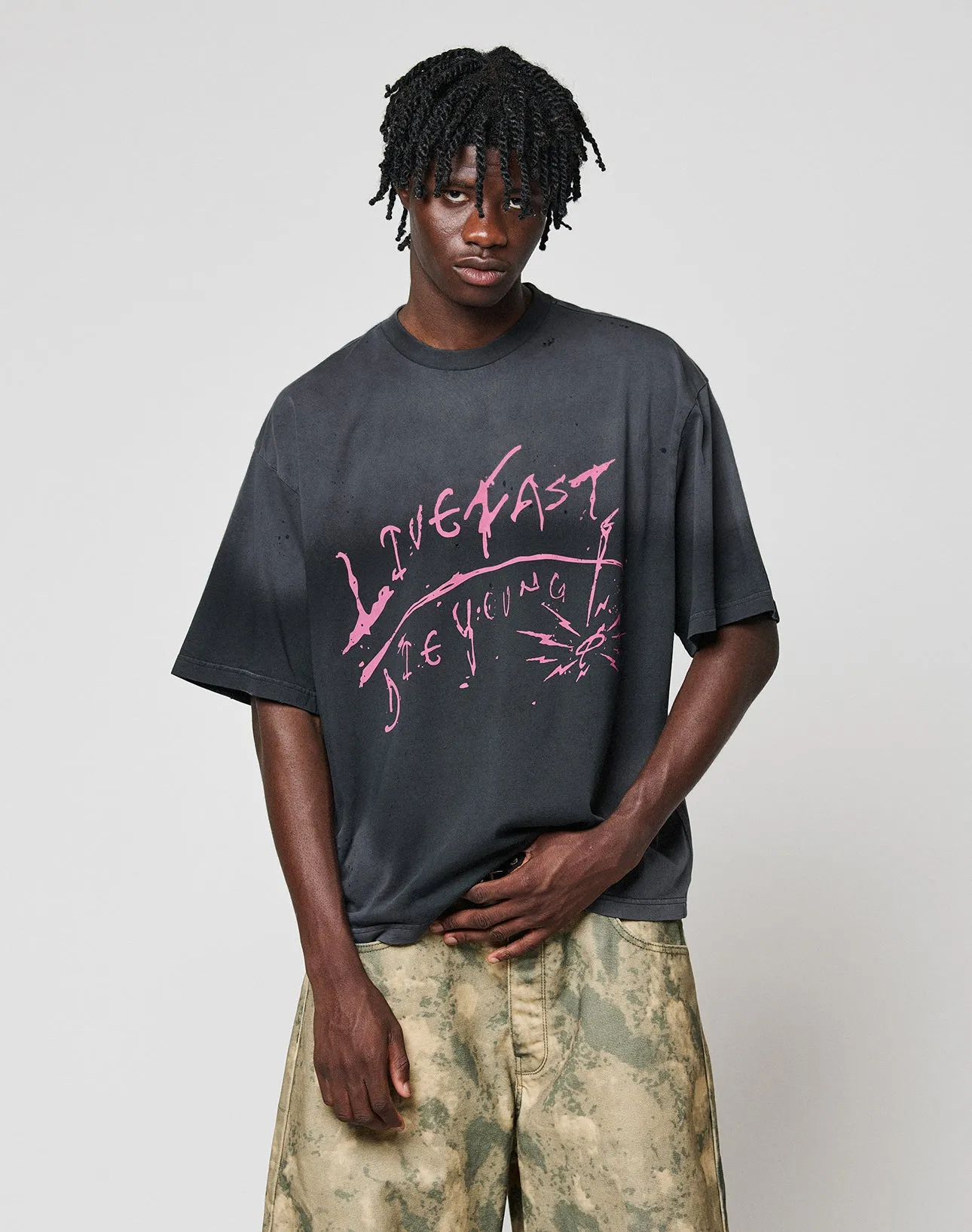 LFDY Scribble Tee sold by Live Fast Die Young product image thumbnail 5