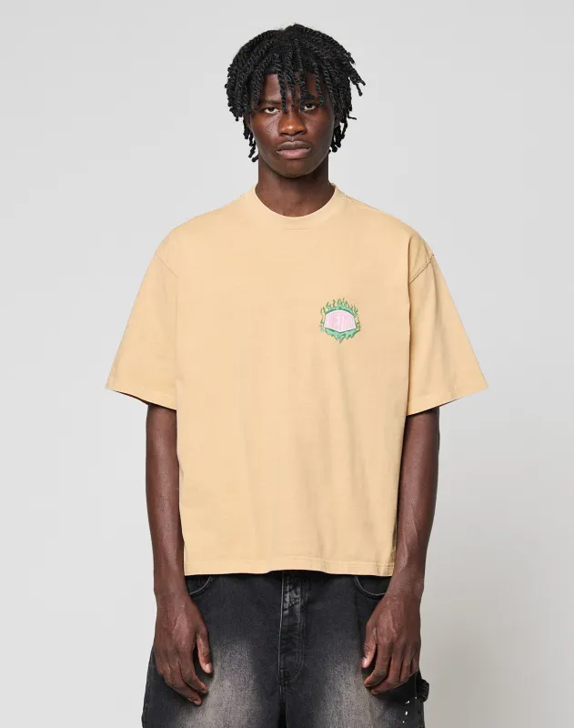 LFDY Flames Chest Tee sold by Live Fast Die Young