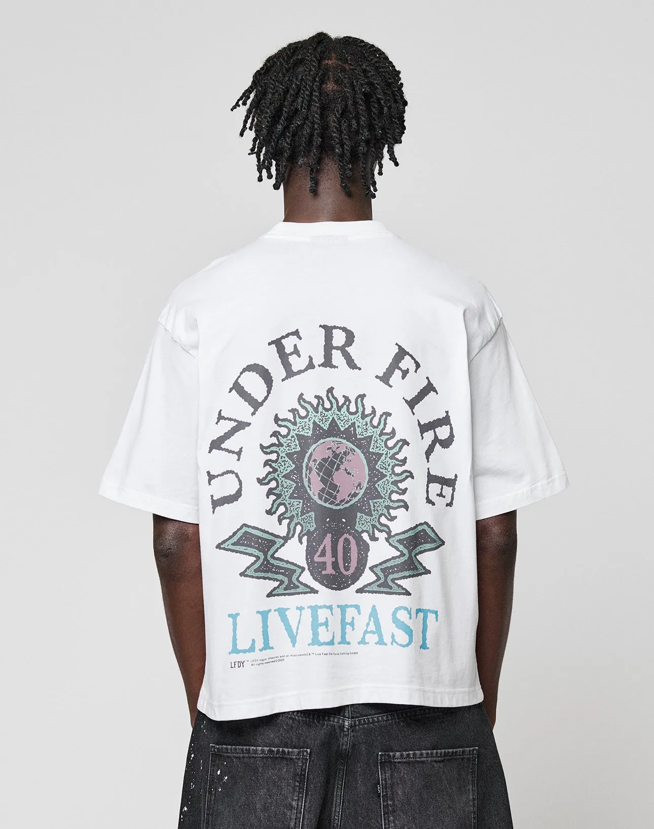 LFDY Under Fire Tee sold by Live Fast Die Young