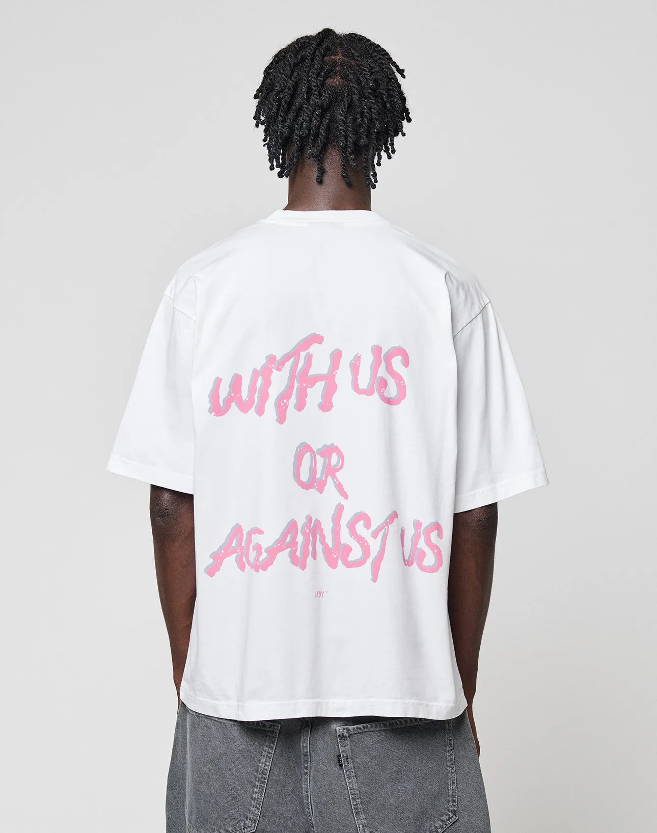 LFDY Against us Tee sold by Live Fast Die Young