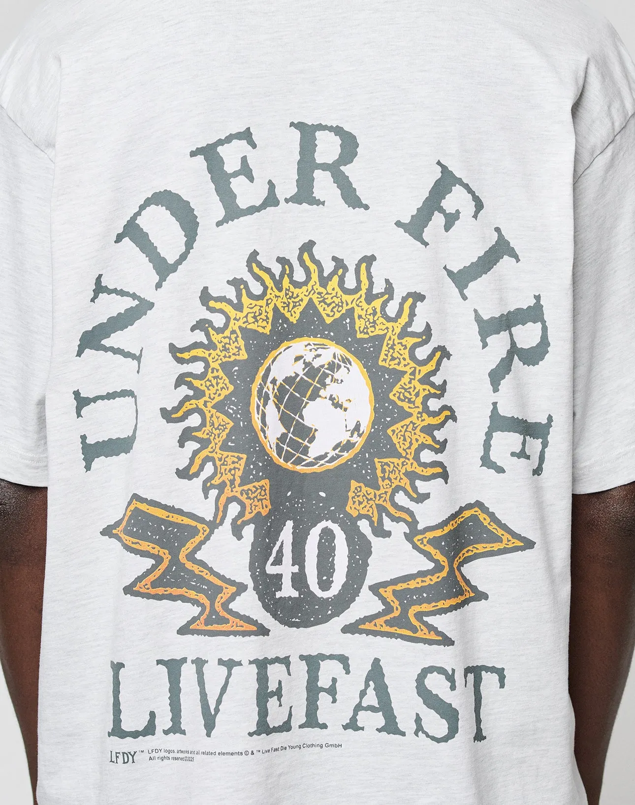 LFDY Under Fire Tee sold by Live Fast Die Young product image thumbnail 3