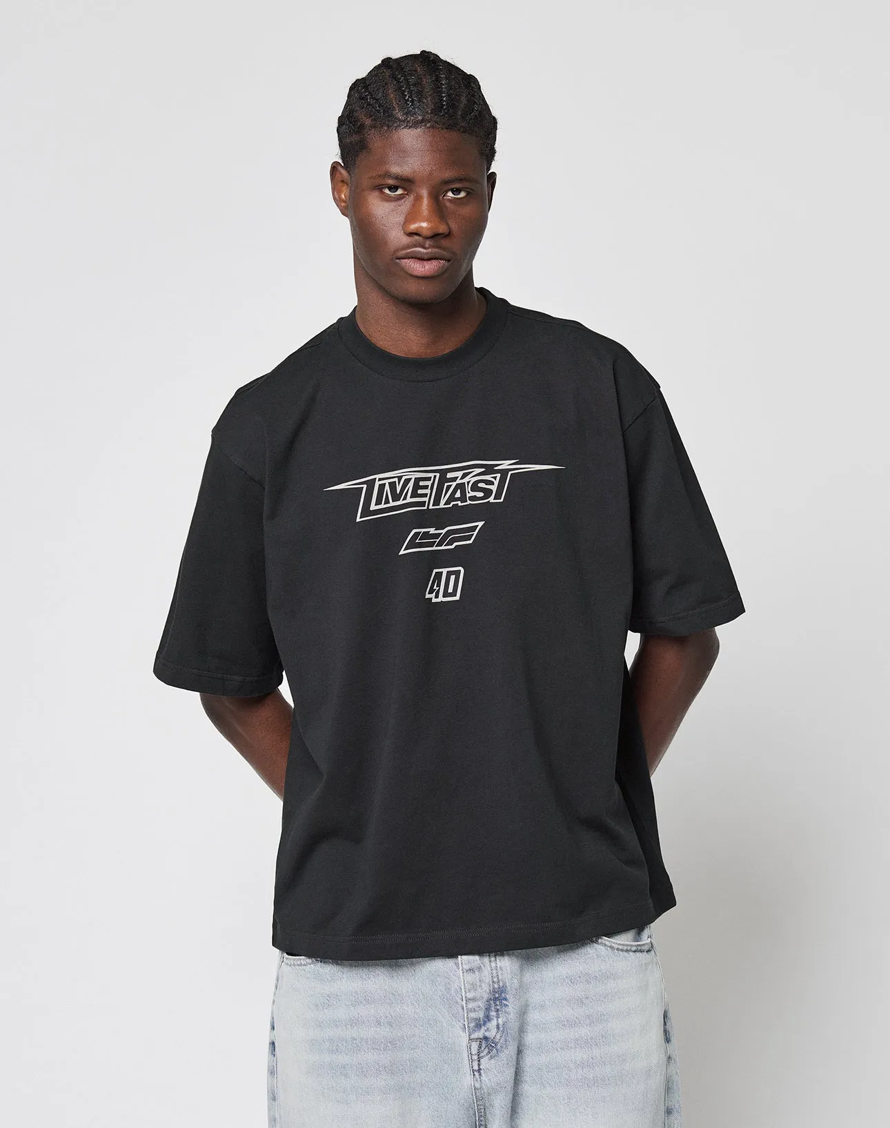 LFDY Triple Racing Tee sold by Live Fast Die Young product image thumbnail 5