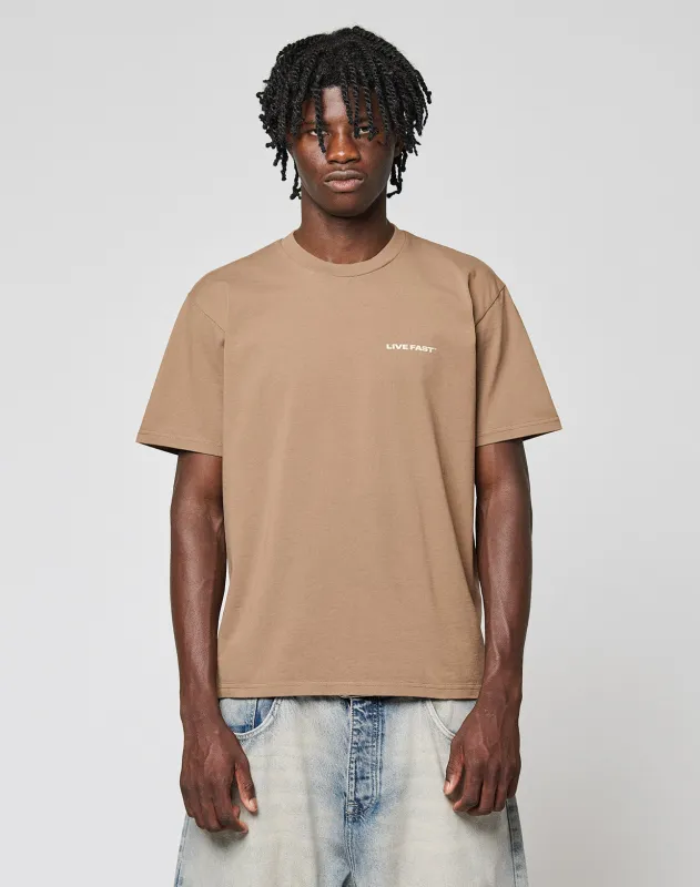 Live Fast Plain Tee sold by Live Fast Die Young