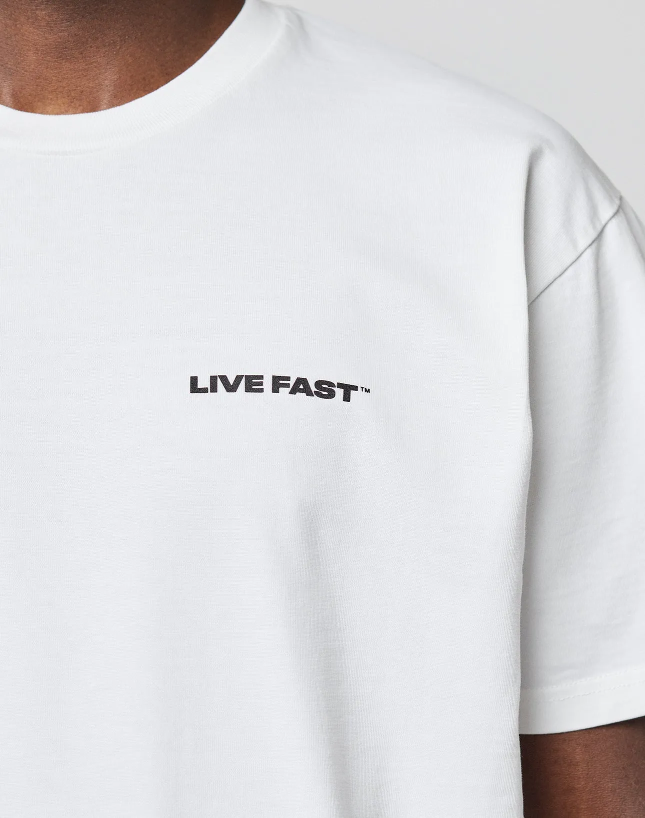 Live Fast Plain Tee sold by Live Fast Die Young product image thumbnail 2