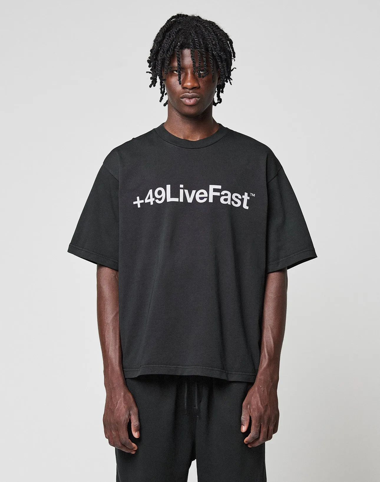 Basic +49 Tee sold by Live Fast Die Young