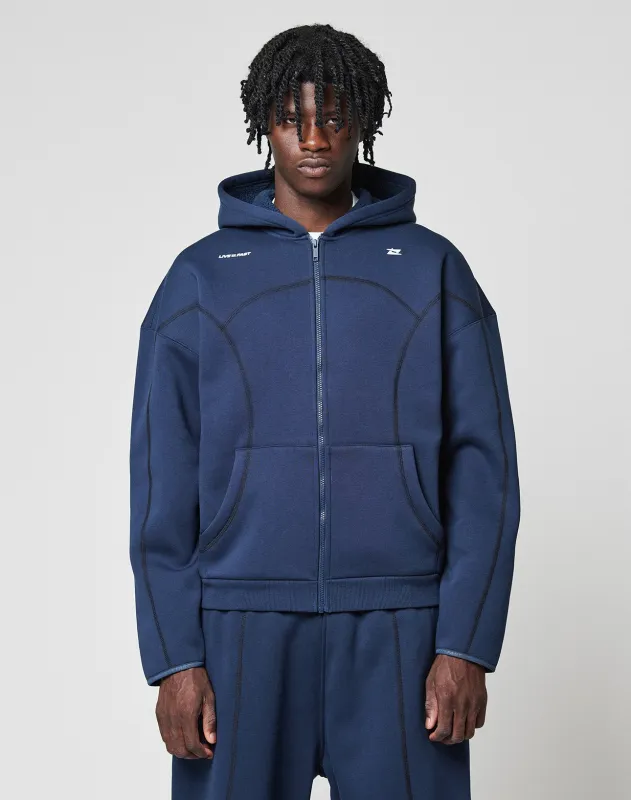 LFDY Active Fleece Hooded Zip sold by Live Fast Die Young