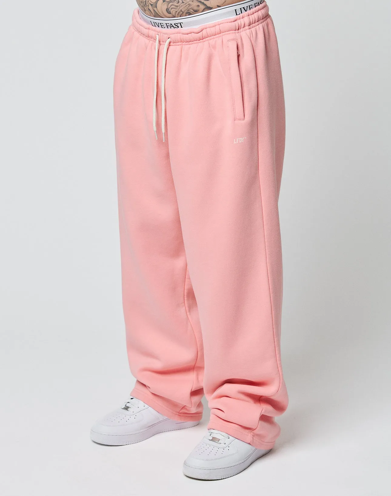 Basic Wide Jogger sold by Live Fast Die Young