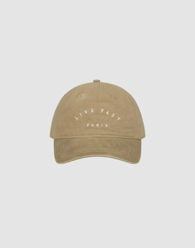 Live Fast Paris Cap sold by Live Fast Die Young