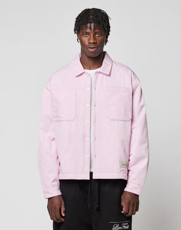 LFDY Striped Padded Shirt sold by Live Fast Die Young