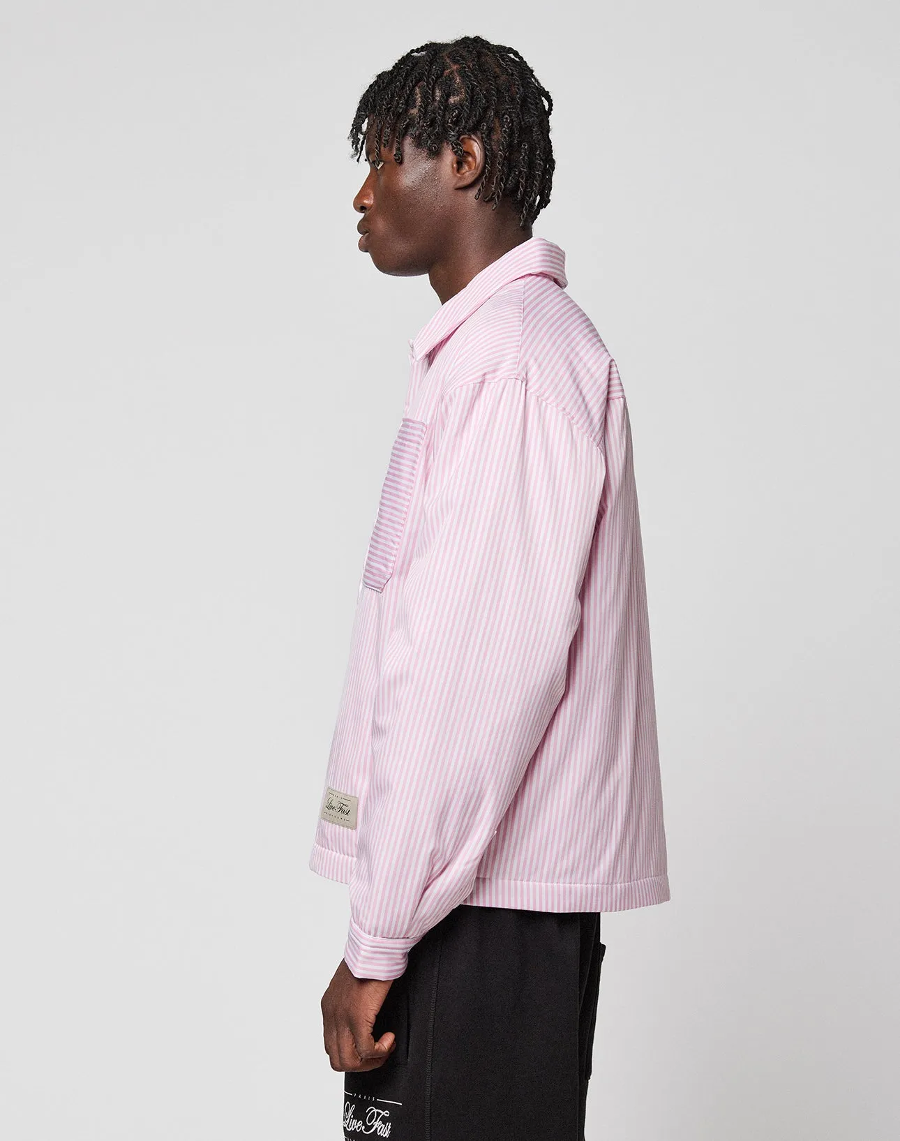 LFDY Striped Padded Shirt sold by Live Fast Die Young product image thumbnail 3