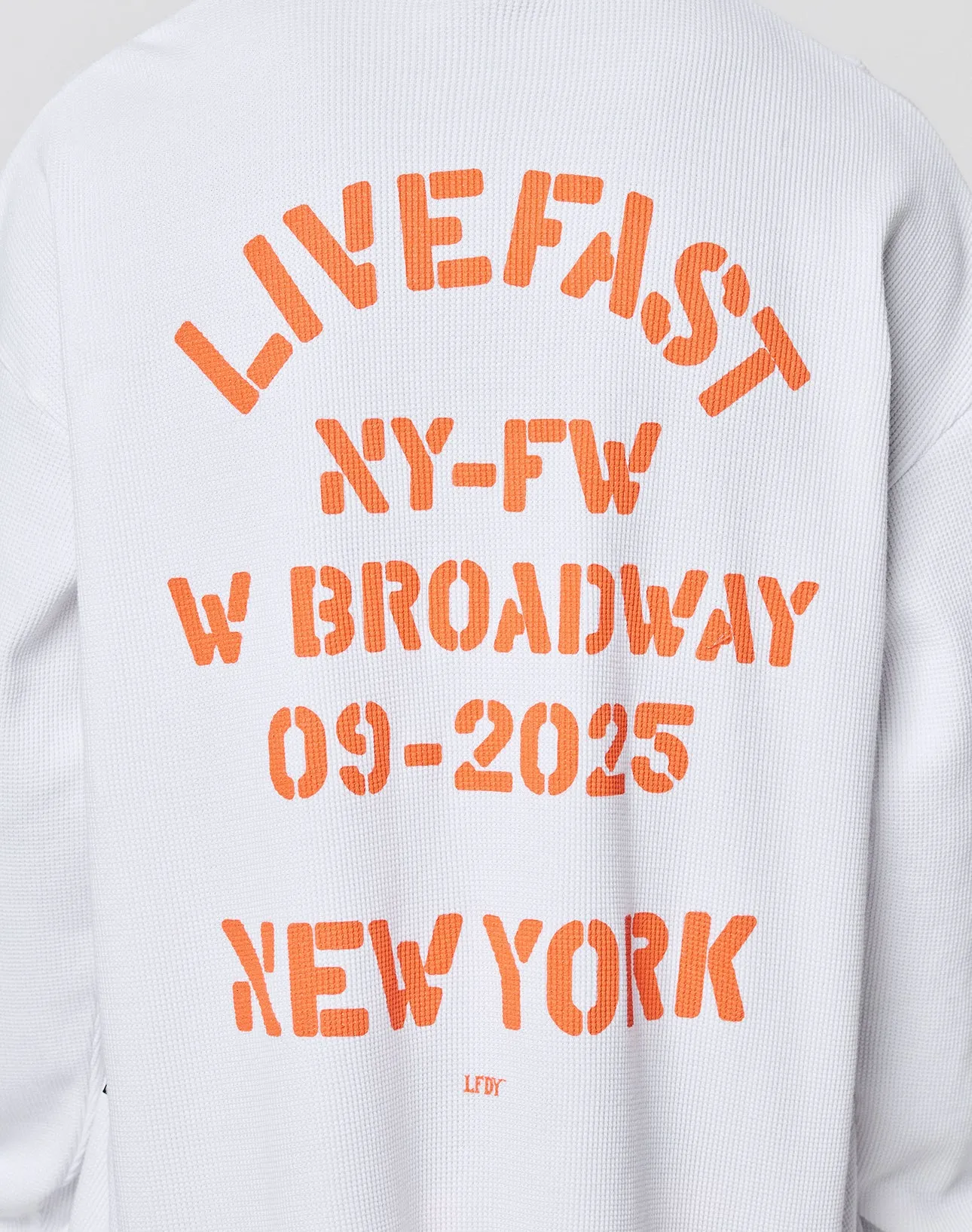 NY-FW Waffle Longsleeve sold by Live Fast Die Young product image thumbnail 3