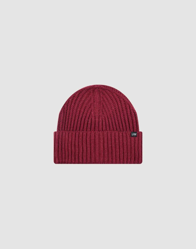 Rib Knit Beanie sold by Live Fast Die Young