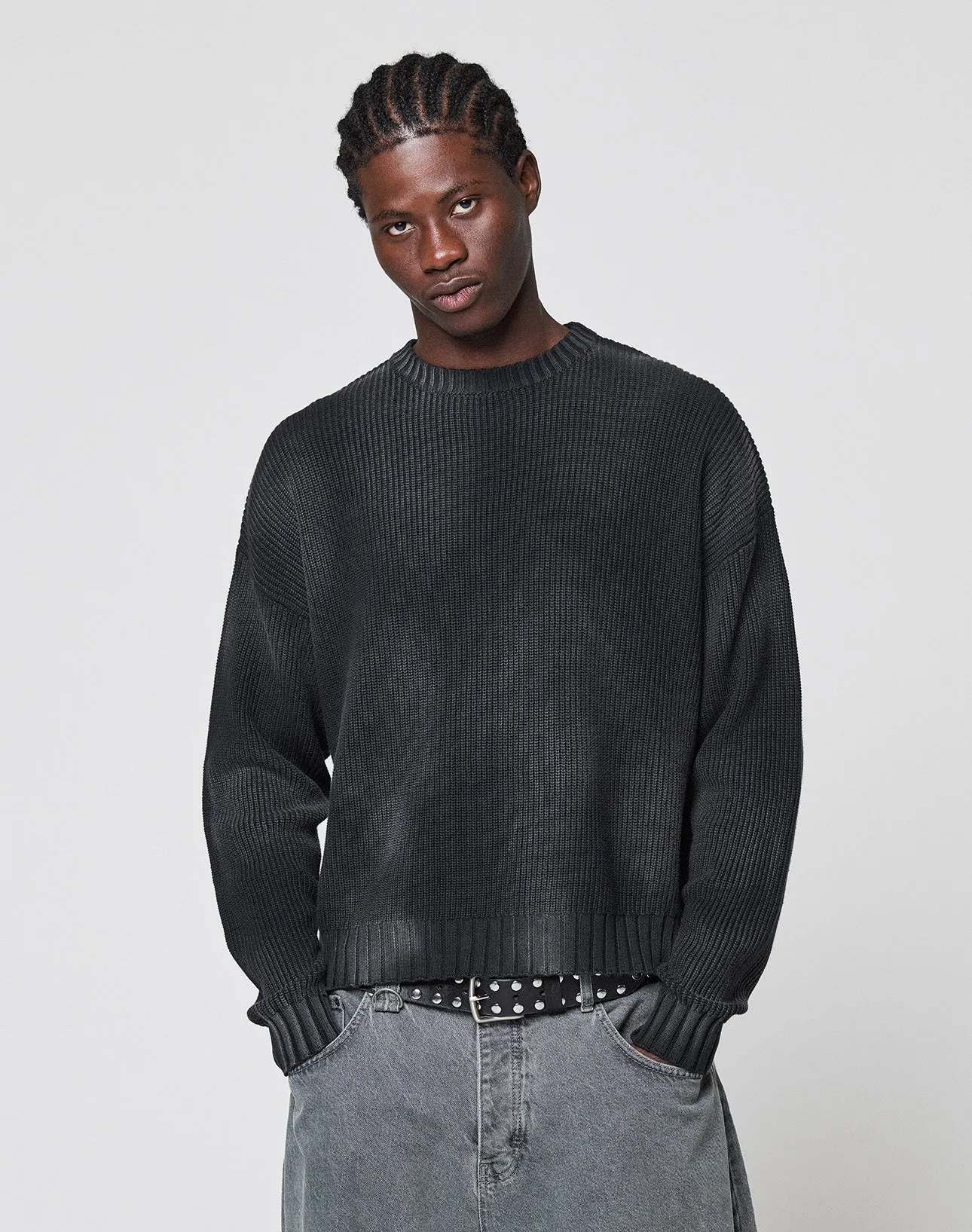 LFDY Washed Knit Sweater sold by Live Fast Die Young product image thumbnail 5
