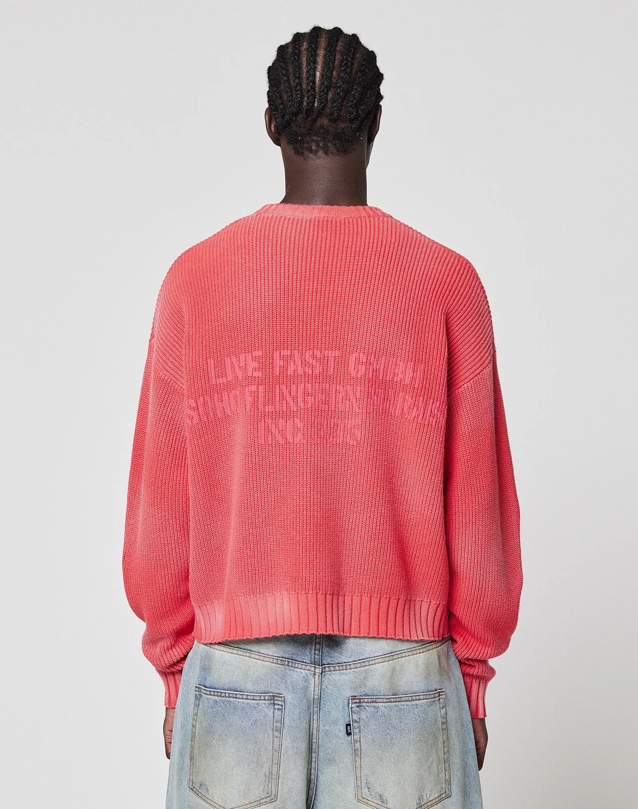 LFDY Washed Knit Sweater sold by Live Fast Die Young