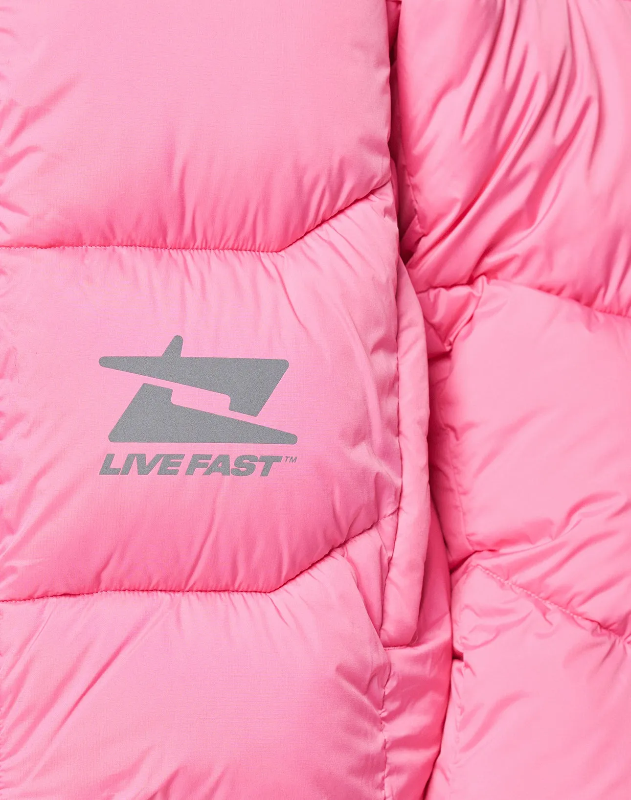 Live Fast Puffer Jacket sold by Live Fast Die Young product image thumbnail 4