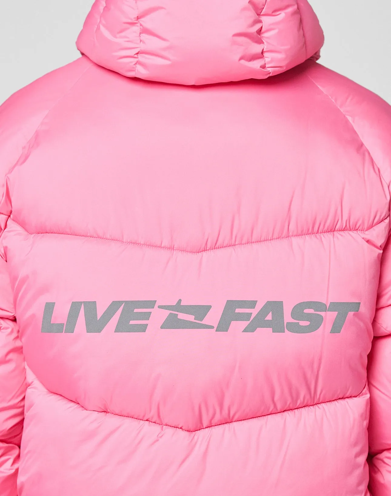 Live Fast Puffer Jacket sold by Live Fast Die Young product image thumbnail 3