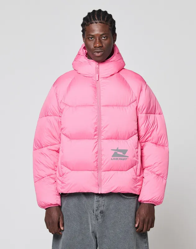 Live Fast Puffer Jacket sold by Live Fast Die Young