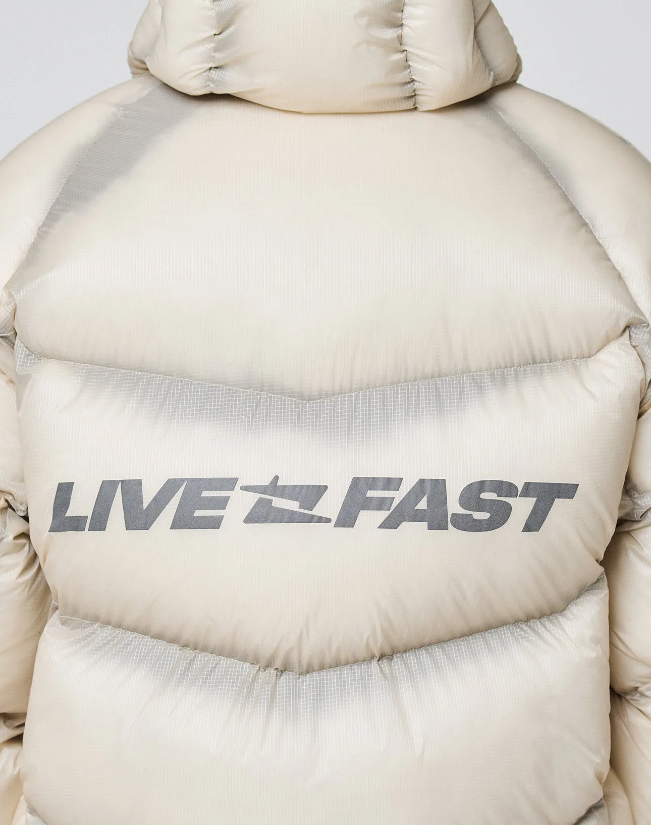 Live Fast Puffer Jacket sold by Live Fast Die Young product image thumbnail 3