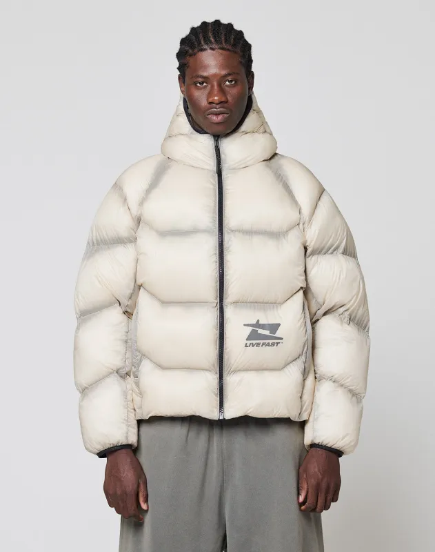 Live Fast Puffer Jacket sold by Live Fast Die Young