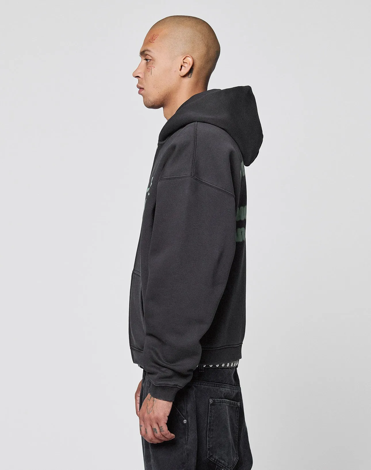 Live Fast District Hooded Zip sold by Live Fast Die Young product image thumbnail 5