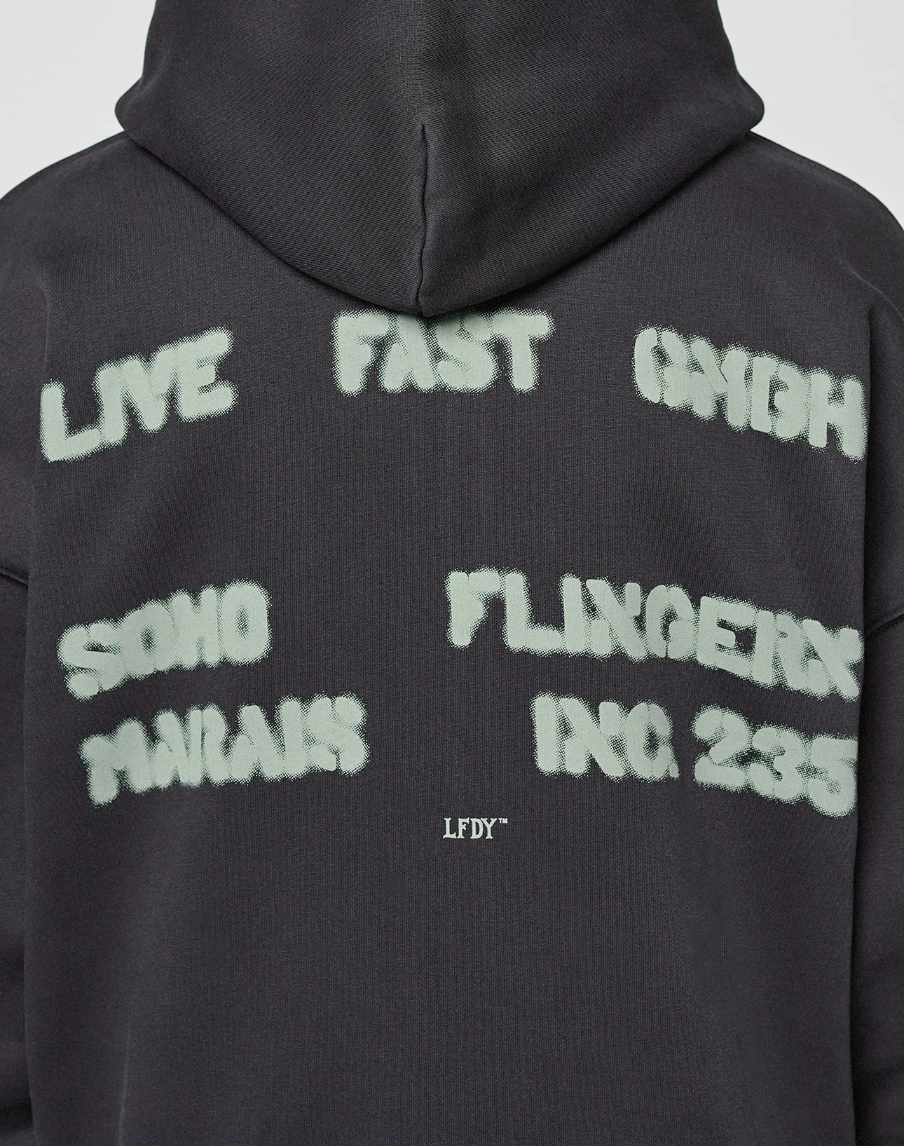 Live Fast District Hooded Zip sold by Live Fast Die Young product image thumbnail 3