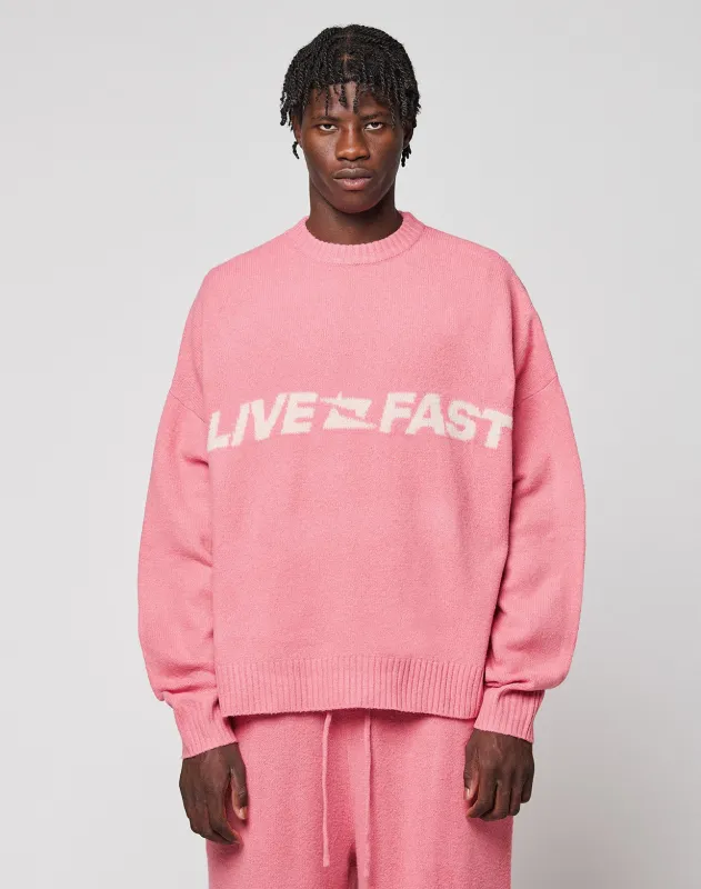 Live Fast Boucle Sweater sold by Live Fast Die Young