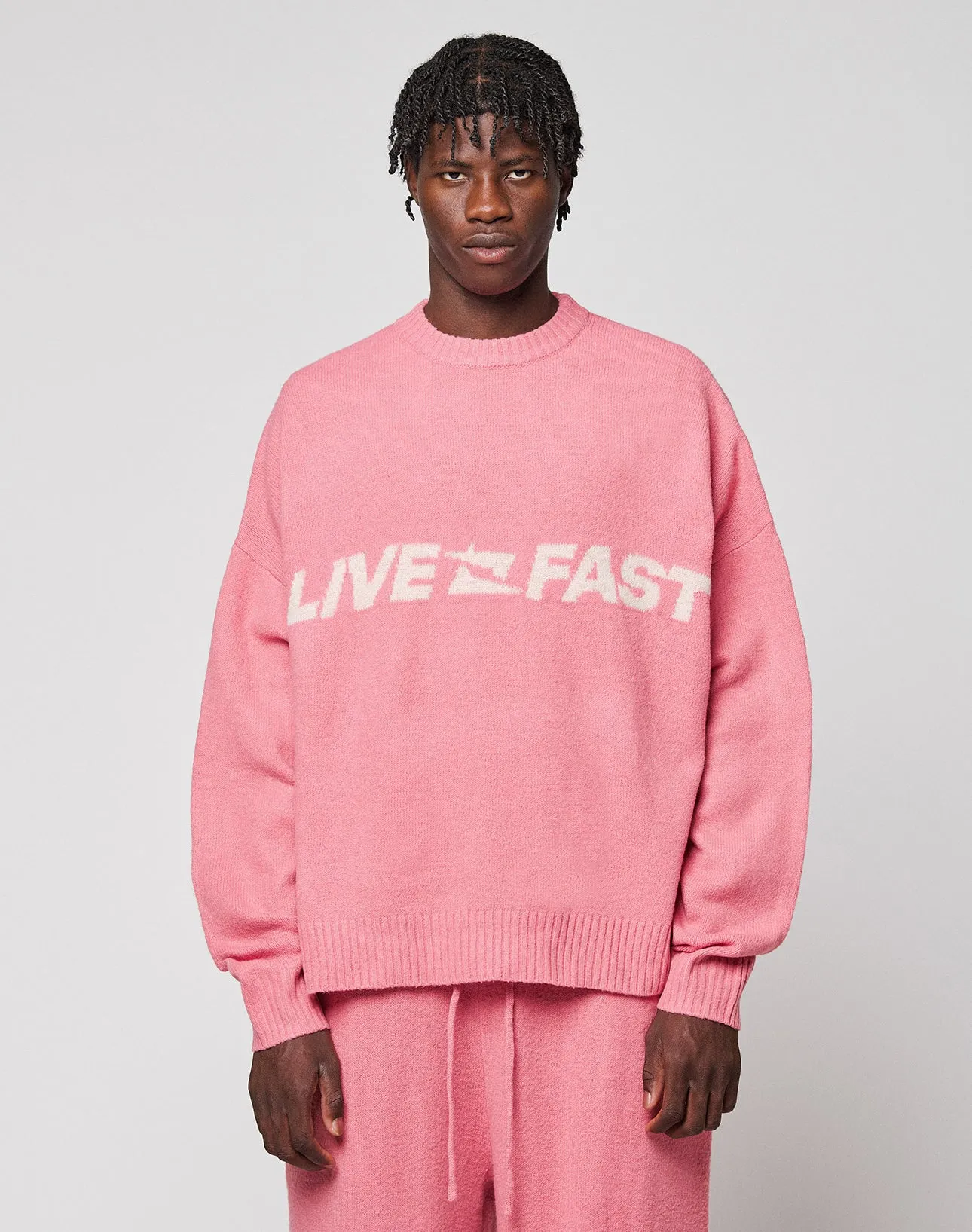 Live Fast Boucle Sweater sold by Live Fast Die Young