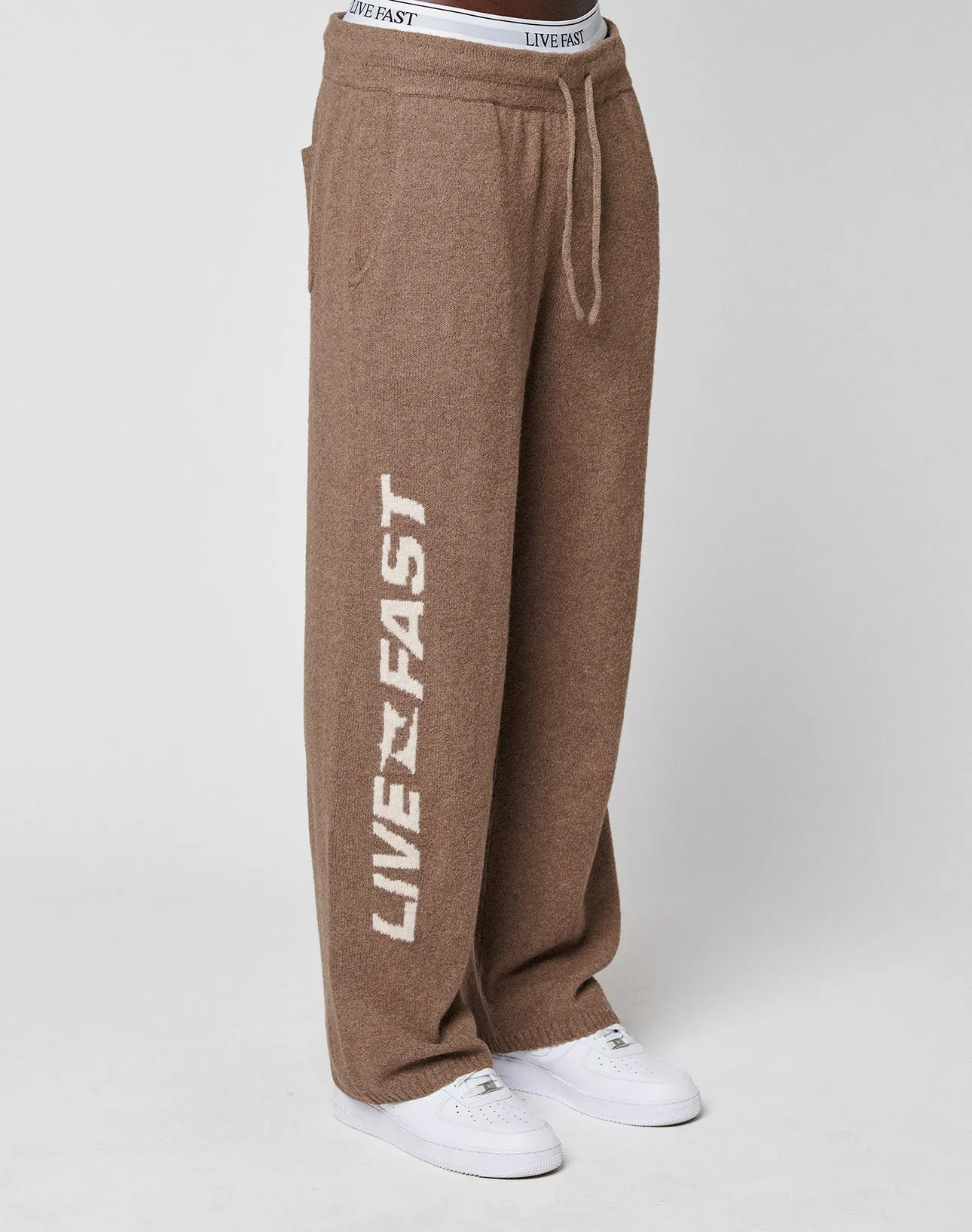 Live Fast Boucle Pants sold by Live Fast Die Young product image thumbnail 3