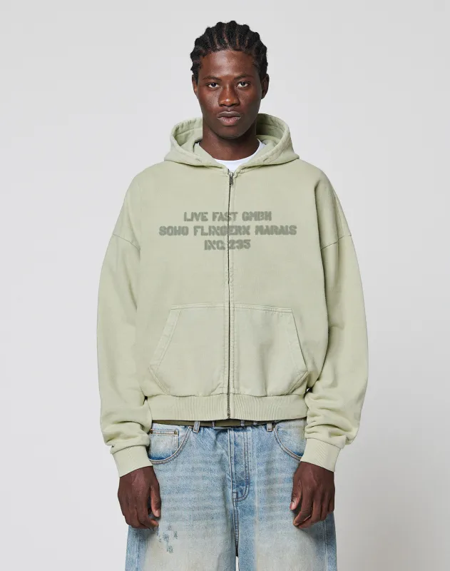 LFDY District Hooded Zip sold by Live Fast Die Young