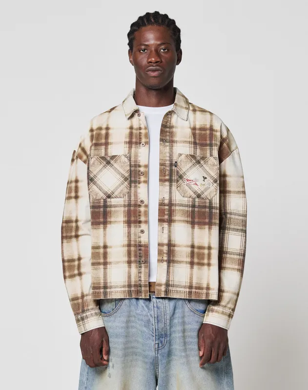 Faded Flannel made by Live Fast Die Young
