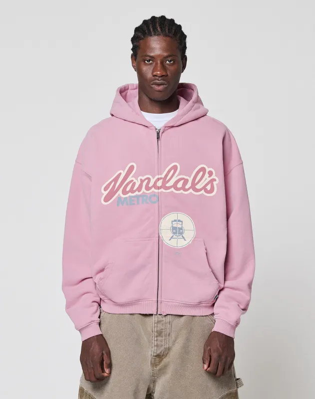 LFDY Vandals Hooded Zip sold by Live Fast Die Young