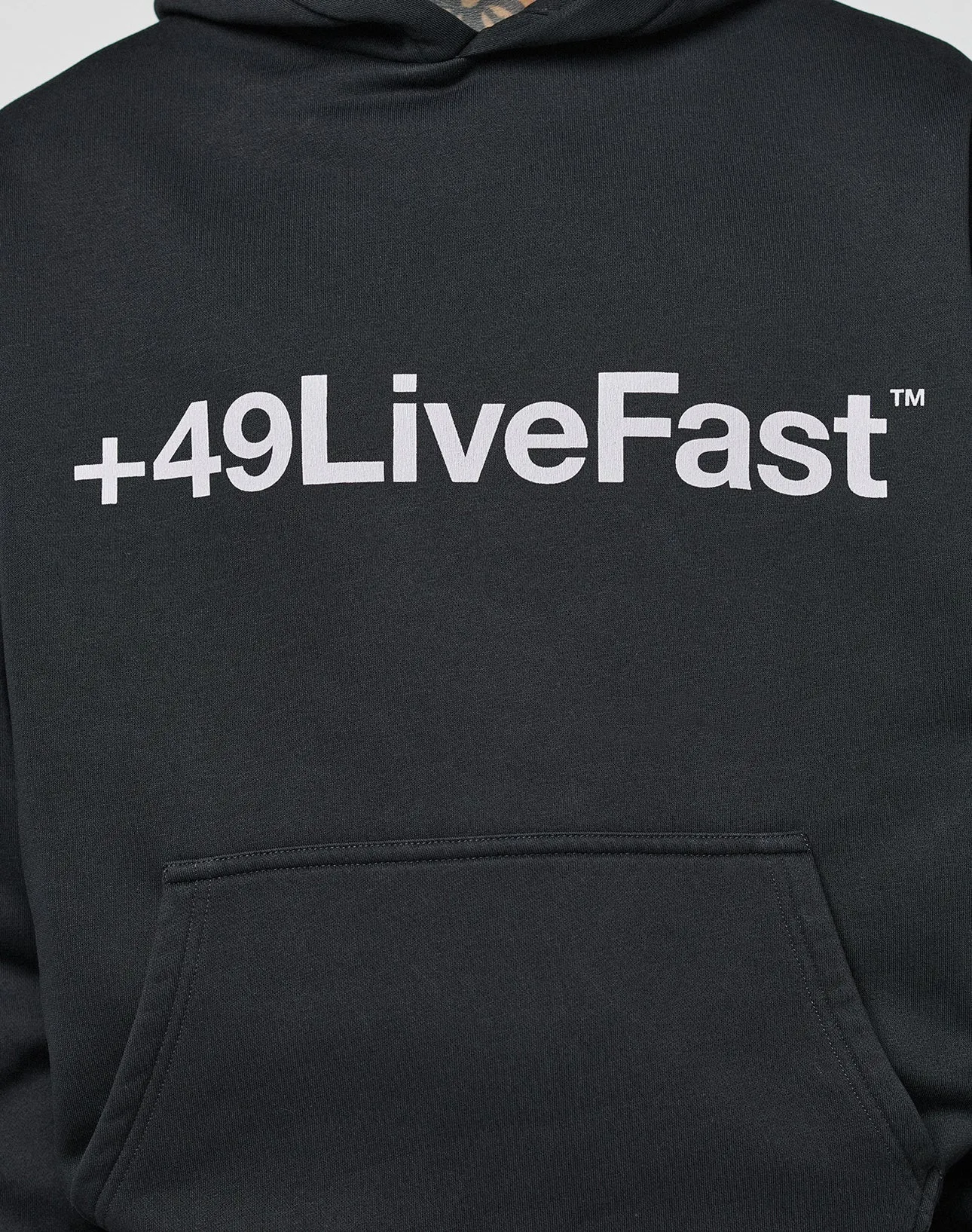 Basic +49 Hooded sold by Live Fast Die Young product image thumbnail 2