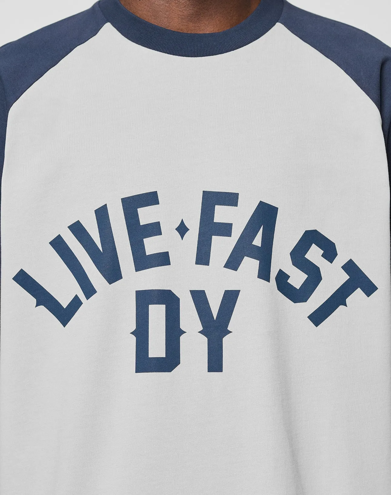 Live Fast Raglan Tee sold by Live Fast Die Young product image thumbnail 2