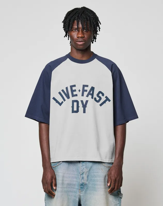 Live Fast Raglan Tee sold by Live Fast Die Young