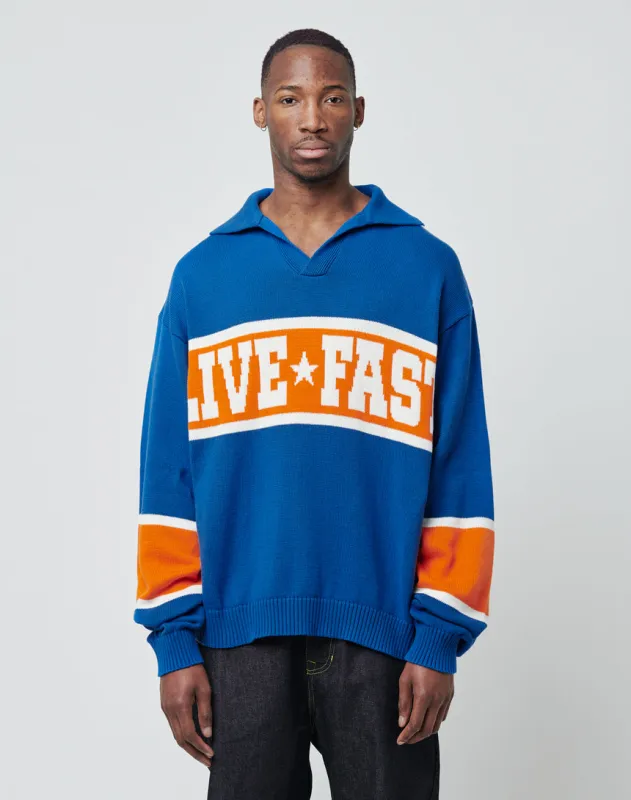 LFDY Knit Polo sold by Live Fast Die Young