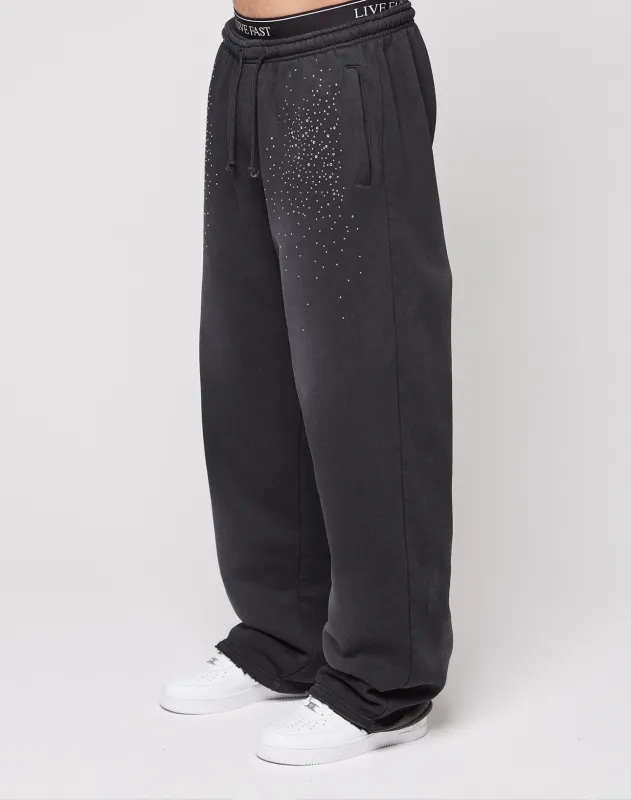 Live Fast Rhinestone Jogger made by Live Fast Die Young
