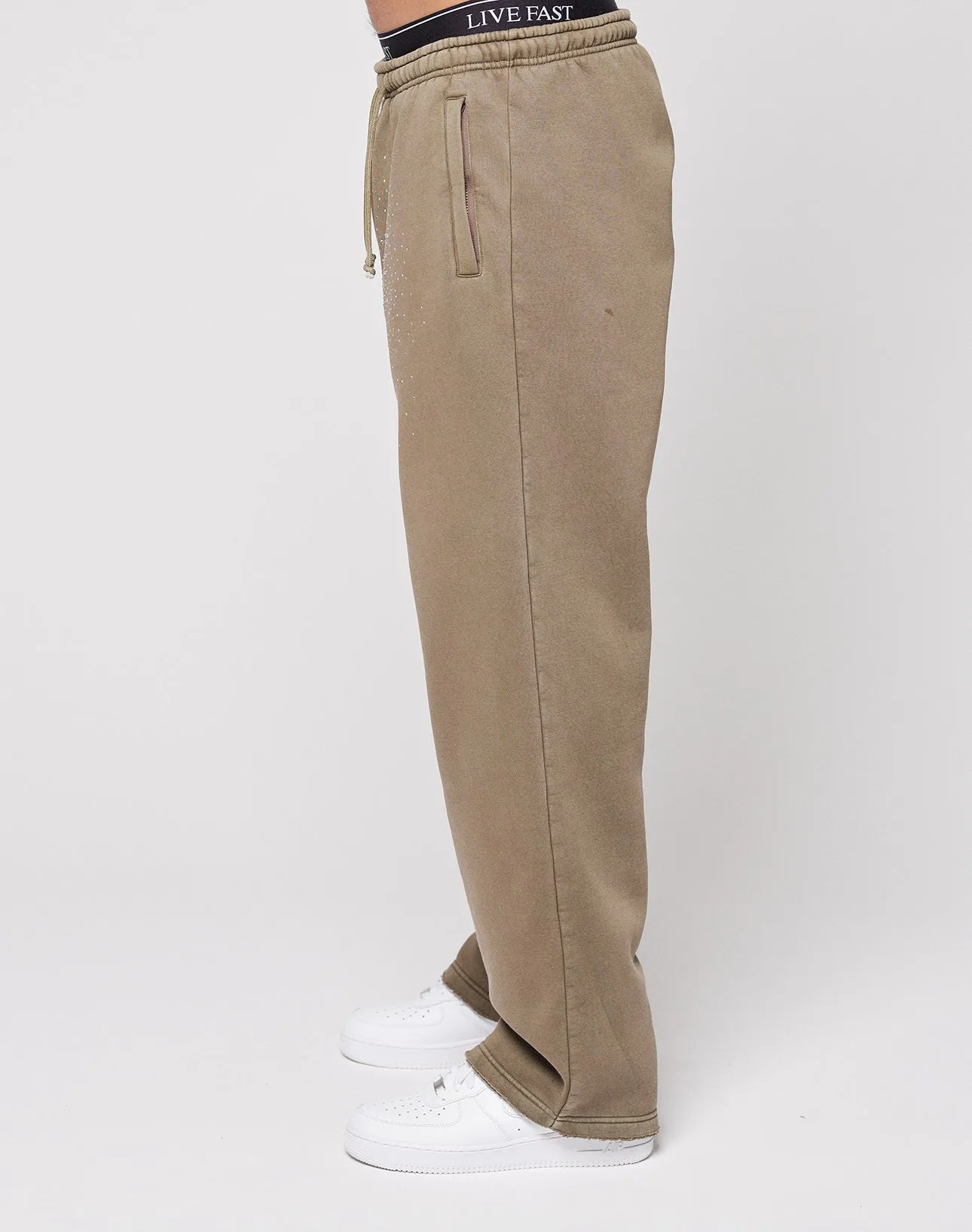 Live Fast Rhinestone Jogger sold by Live Fast Die Young product image thumbnail 4