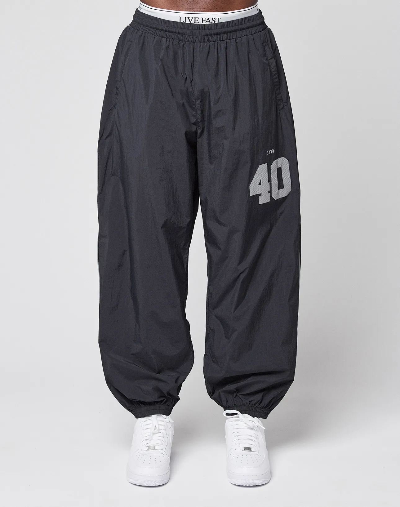 LFDY Performance Trackpants sold by Live Fast Die Young product image thumbnail 3