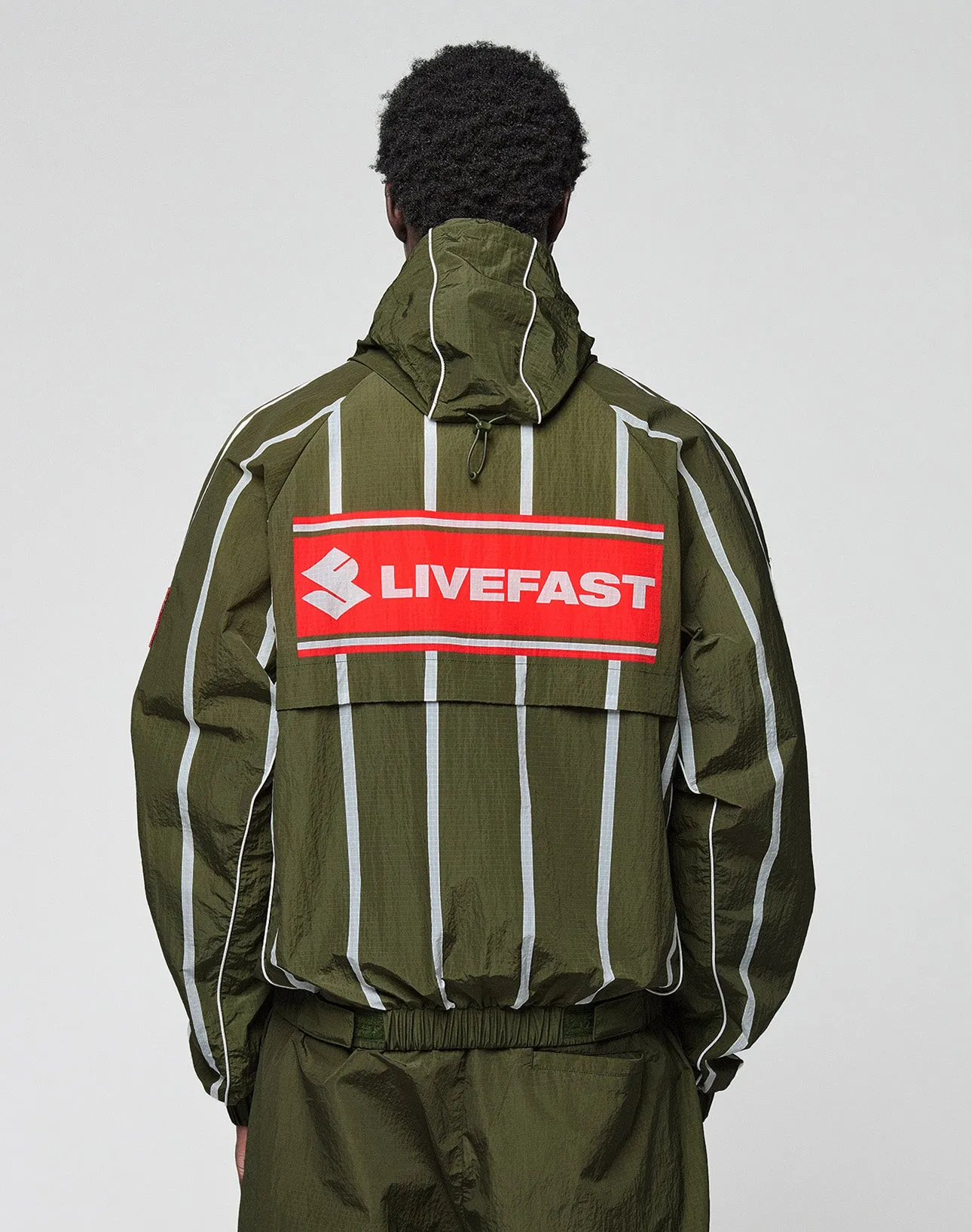 LFDY Nylon Trackjacket sold by Live Fast Die Young