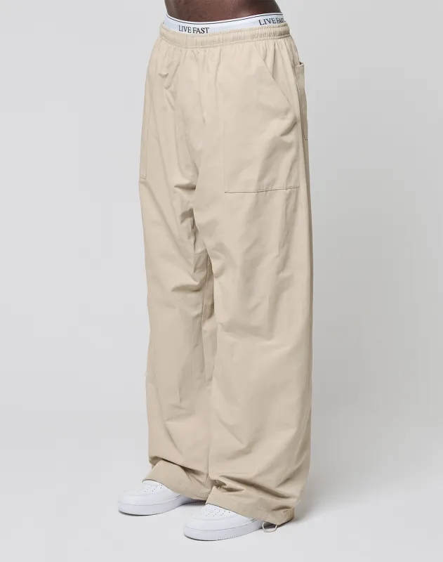 Baggy Nylon Pants made by Live Fast Die Young
