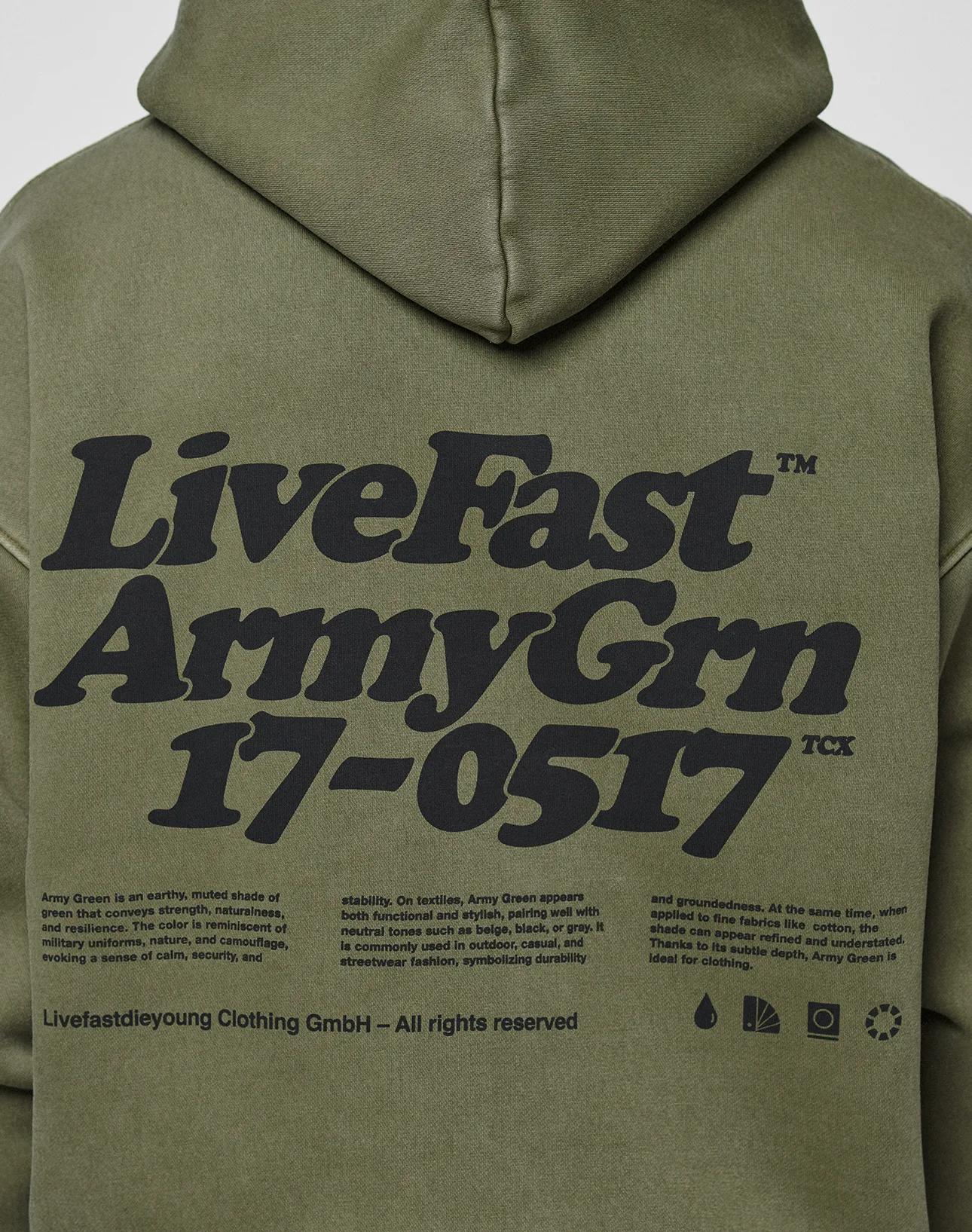 Basic 360 Hooded sold by Live Fast Die Young product image thumbnail 3