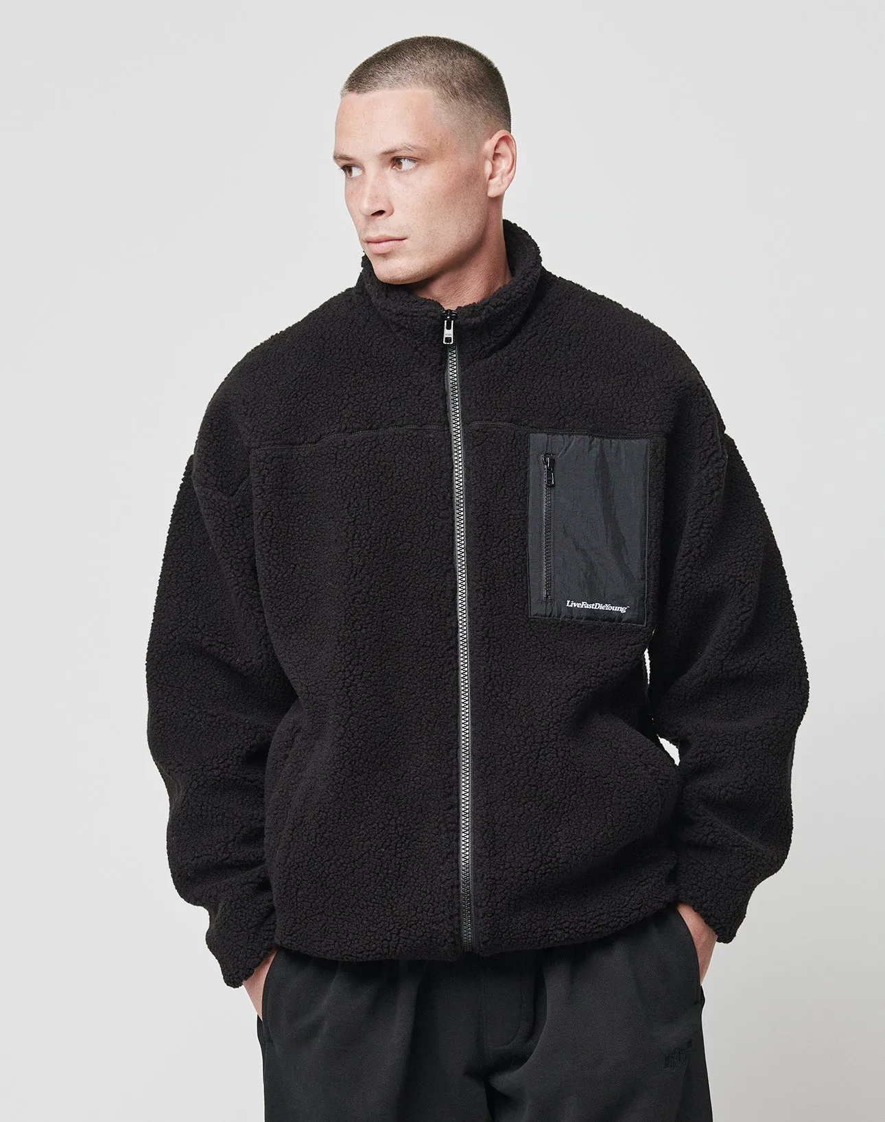 Basic Teddy Jacket sold by Live Fast Die Young product image thumbnail 5