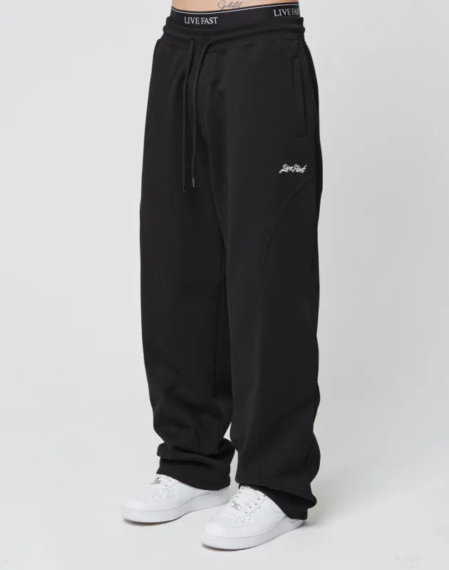 Basic Wide Jogger sold by Live Fast Die Young