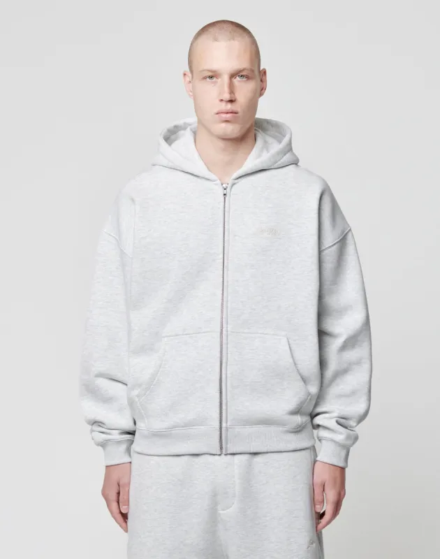 Basic Script Hooded Zip sold by Live Fast Die Young