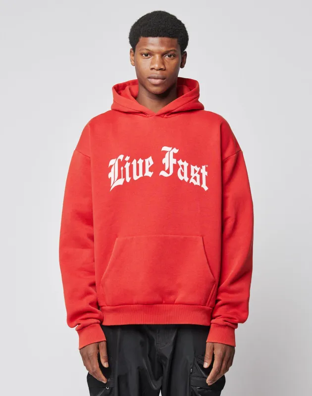 Live Fast Fractured Hooded sold by Live Fast Die Young