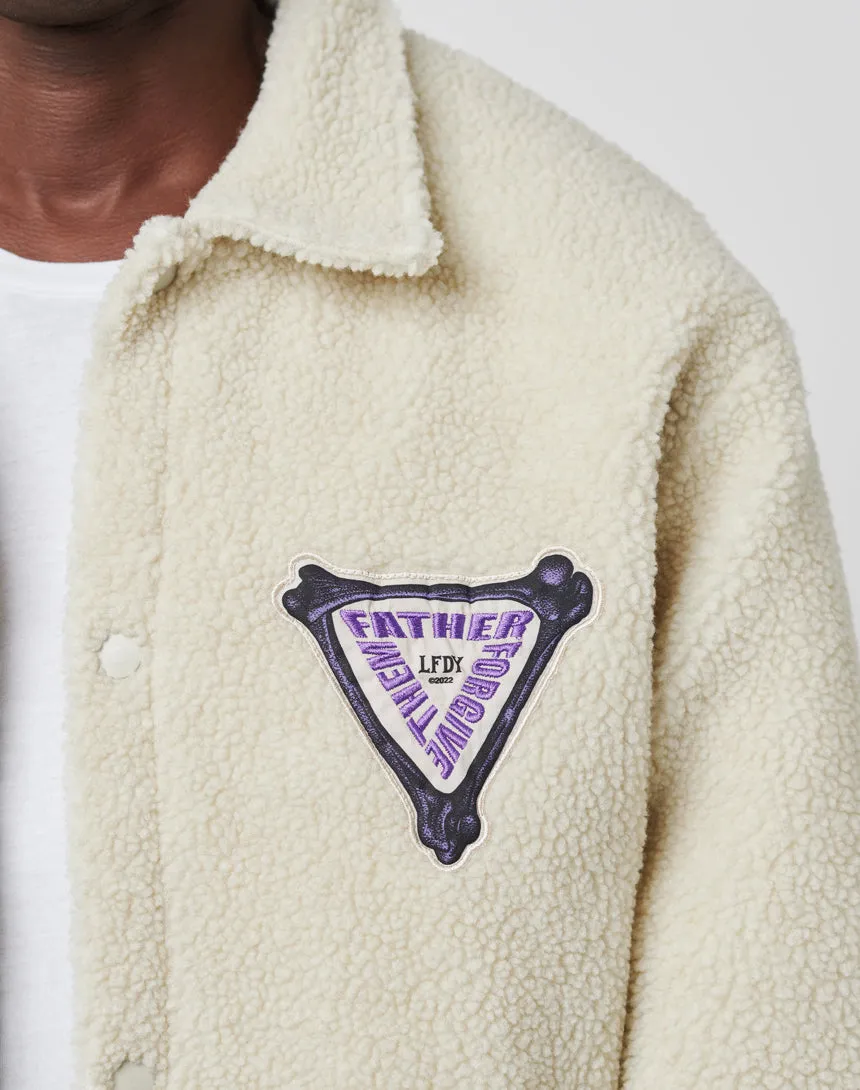 Forgive Them Teddy Jacket sold by Live Fast Die Young product image thumbnail 2