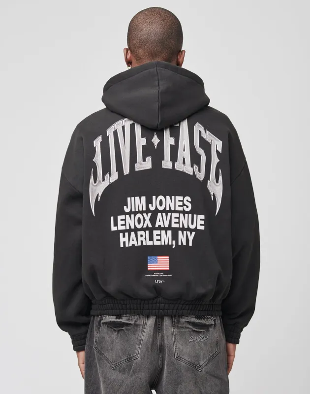 Live Fast Lenox Hooded Zip sold by Live Fast Die Young