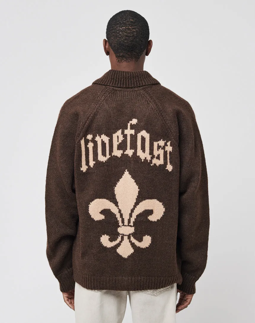 Livefast Knitted Zipper sold by Live Fast Die Young